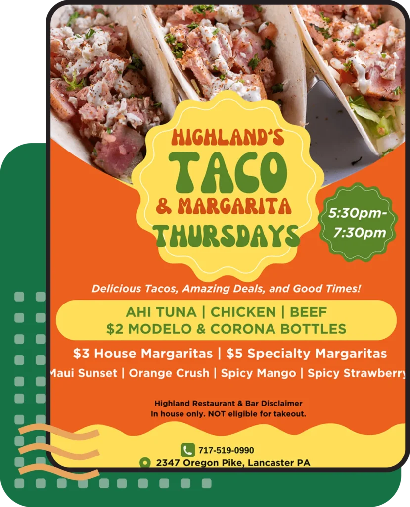 Highland Restaurant & Bar - Tacos & Margaritas